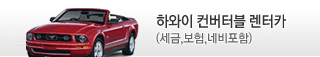 하와이 컨버터블 렌터카